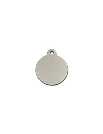 Petit rond chrome - 2x3cm