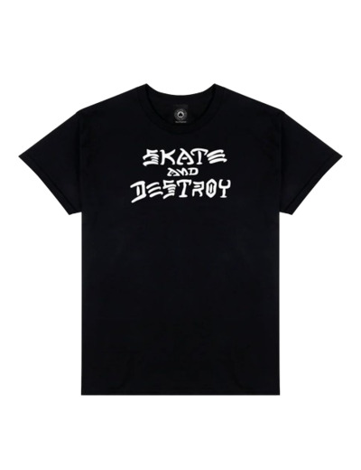 Tee Shirt THRASHER Skate & Destroy Black