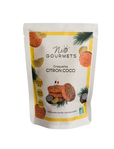 Sablés Citron Coco Bio-100g-Néo Gourmets