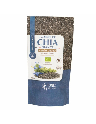 Graines de Chia Françaises Bio-200g-Tonic nature