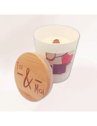 Bougie parfumée rechargeable - Amour Infini