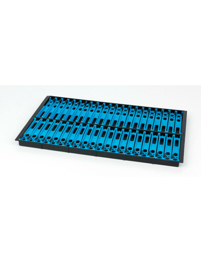 loaded pole winder tray matrix