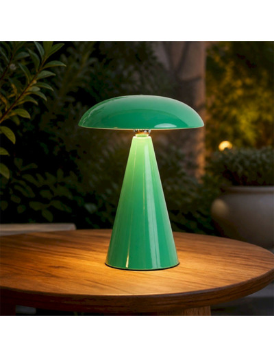 Lampe à Poser Led Orlando verte 16x16x21cm
