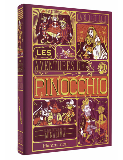 LES AVENTURES DE PINOCCHIO - ILLUSTRE ET ANIME PAR MINALIMA