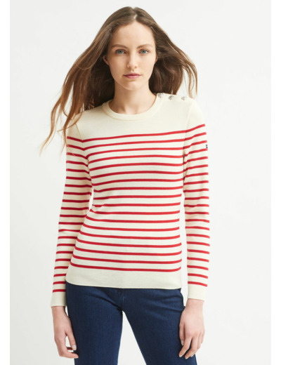 Pull marin rayé Marée