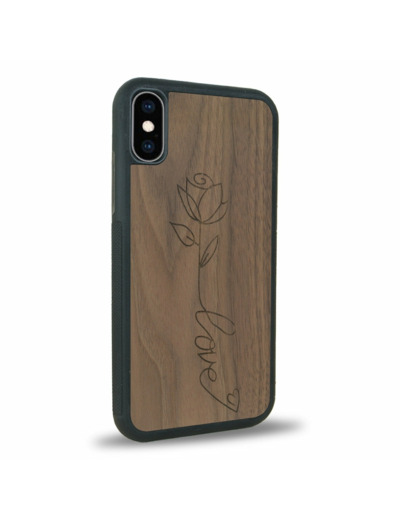 Coque iPhone X - Flower love