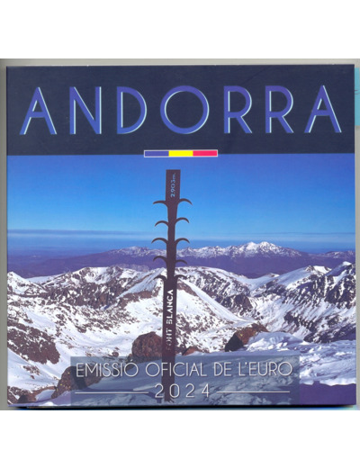 ANDORRE 2024 SERIE 8 MONNAIES BU