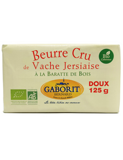 Beurre Cru de Vache Jersiaise Doux Bio 125g