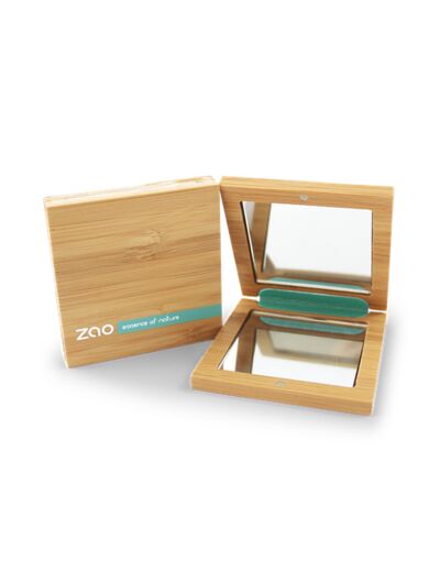 Boitier double miroir bambou-Zao Make up