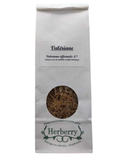 Valériane Officinale Bio pour tisanes-30g-Herberry