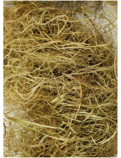 Crin végétal cardé 2kg qualité supérieure PDICRIN2