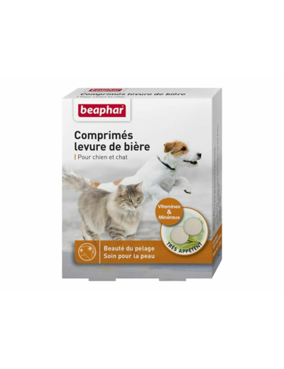 Comprimés Levure de Bière X100 pour chien et chat BEAPHAR