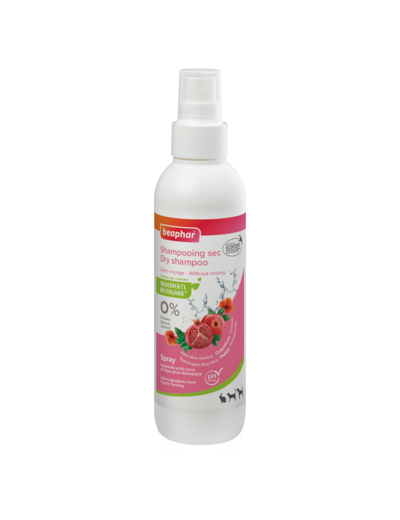 Spray shampoing sec pour chien et chat ECOCERT - 200 ml - BEAPHAR