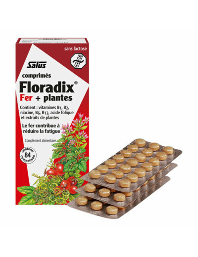 Floradix, Fer+Plantes-84 comprimés-Salus