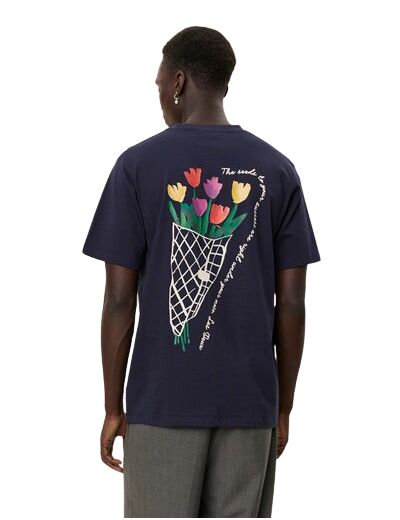 Tee Shirt LES DEUX Bouquet Navy