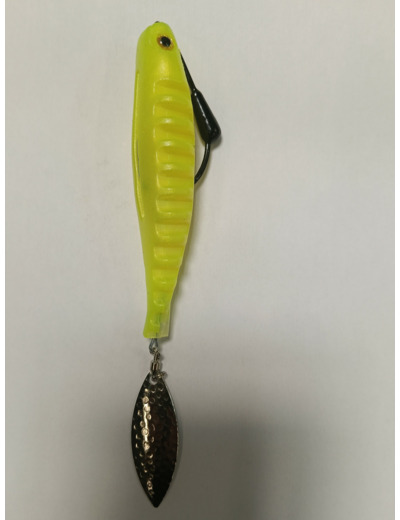 neo spin 13cm chartreuse clear