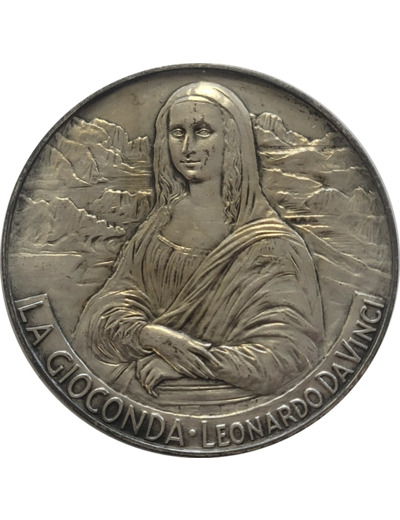 MEDAILLE - LA GIOCANDA (LA JOCONDE) - OPERA MAXIMA IN SAECULIS Ag 950‰