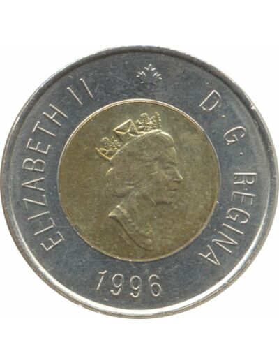 CANADA 2 DOLLARS 1996 TTB