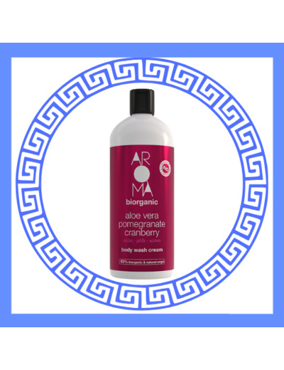 Crème douche pour le corps BIO Aloe Vera-Grenade-Cranberries Aroma