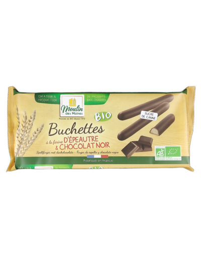 Buchettes Epeautre et Chocolat Noir 150g Bio