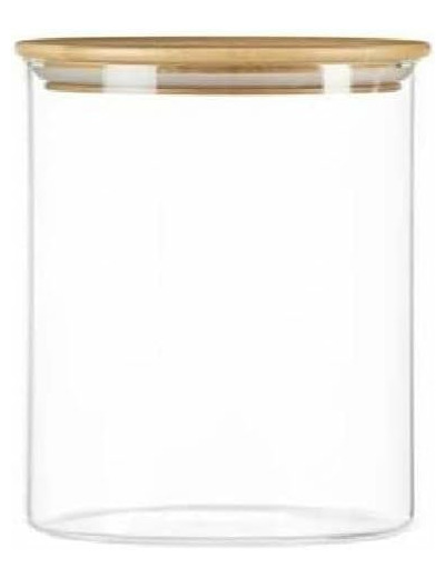 BOCAL VERRE BOIS 0.5L Ah table