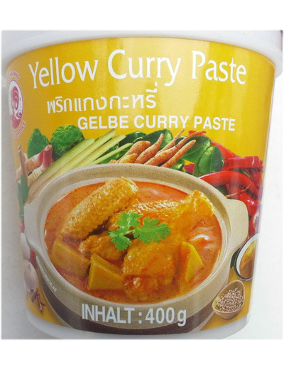 Cock Brand - Pâte de Curry Jaune 400G