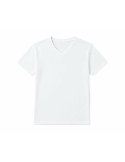 Tee-shirt col V Eminence (manches courtes homme Pur coton)