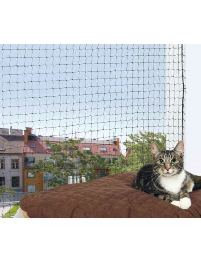 Filet de sécurité en maille pour balcon pour chat - 6 × 3 m