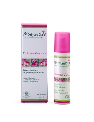 Crème velour super hydratante Bio - 50 ml-Mosqueta's