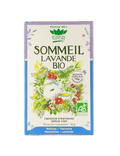 Infusion Sommeil Lavande Bio 20 Sachets