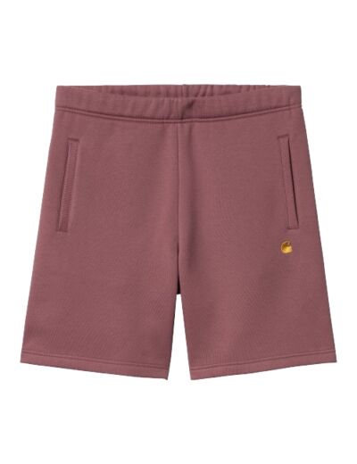 Short Molleton CARHARTT WIP Chase Short Dusty Fuchsia