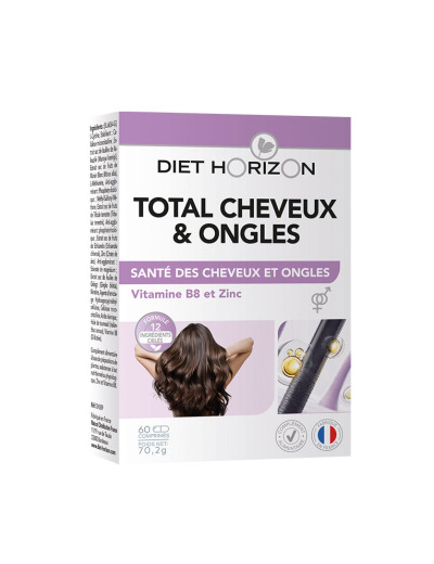 Total Cheveux et Ongles 60 comprimés