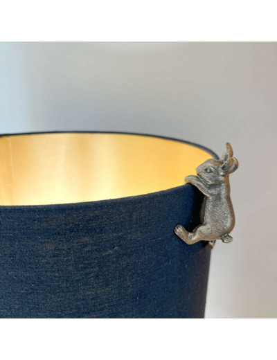 Petite suspension lapin 10x5x6cm