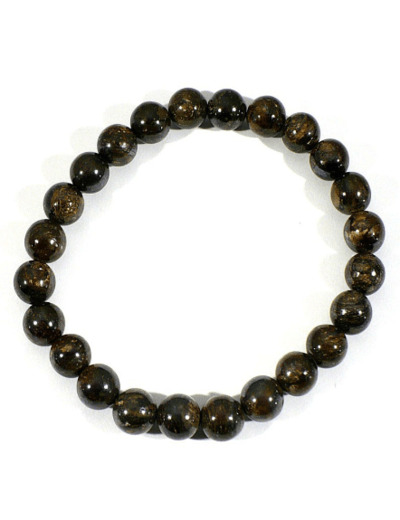 Bracelet en bronzite 8 mm