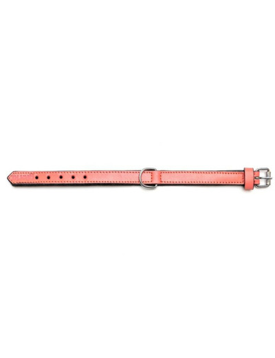 Collier en cuir, Corail pour chiens - 35cm x 15mm