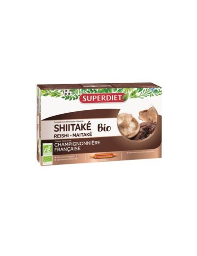 Shiitake Reishi Maitake Bio-20 ampoules-Superdiet