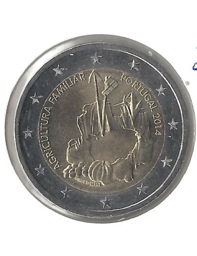 PORTUGAL 2014 2 EURO Commemorative agricultura
