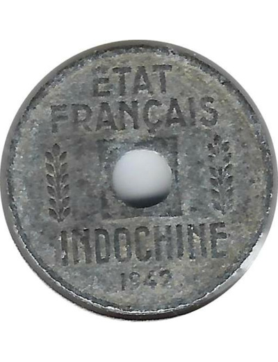 INDOCHINE 1/4 CENT 1942 TB