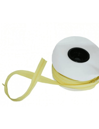 Rouleau de fermeture à glissière 5mm jaune 106 25m H91051