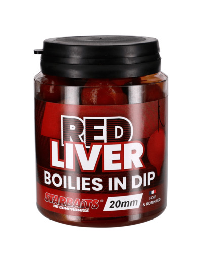 dip boilie red liver starbaits