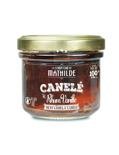 Canelé au rhum vanille - 100g