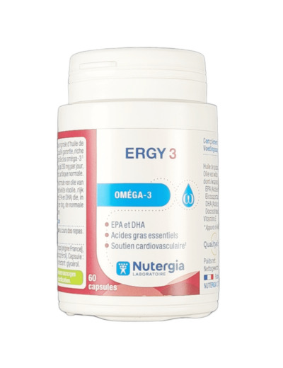 Ergy 3 Omega 3 60 Capsules 41g