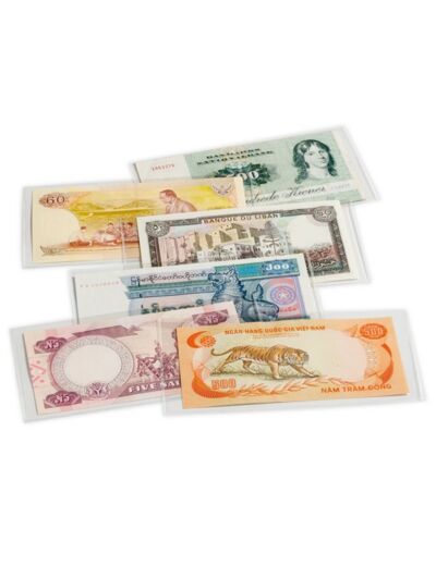 POCHETTES DE PROTECTION BASIC 204 POUR BILLET DE BANQUE 341222