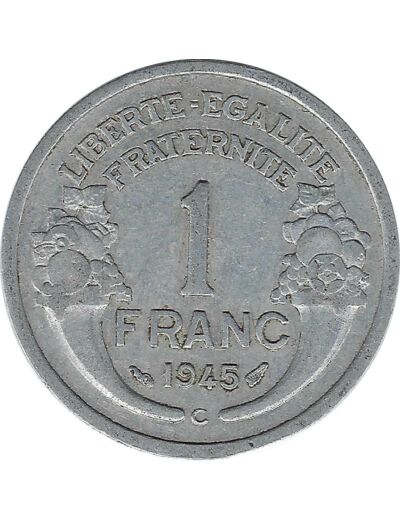 FRANCE 1 FRANC MORLON 1945 C TB+