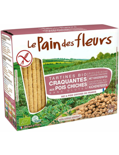 TARTINE CRAQUANTE POIS CHICHE 150G Le pain des Fleurs