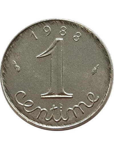 FRANCE 1 CENTIME EPI 1988 SUP (G91)