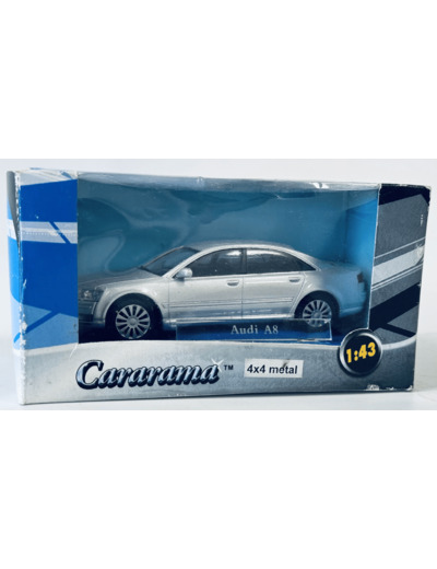 AUDI A8 GRISE 1/43 CARARAMA BOITE D'ORIGINE