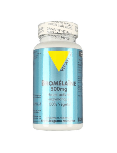 Bromélaïne 500mg 60 Gélules Gastro Résistantes