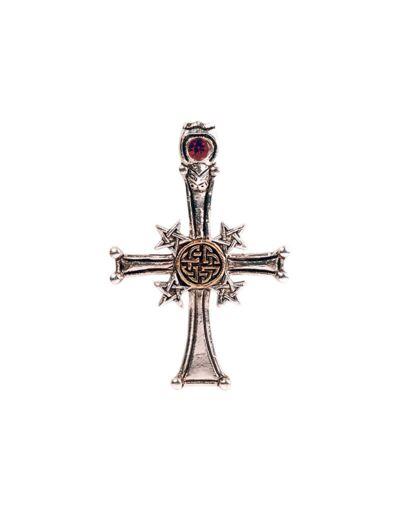 Pendentif "Forbidden" Croix Pentacle Celte