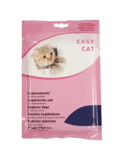 Sachets pour fond de bacs à litière EASY CAT ECO x10